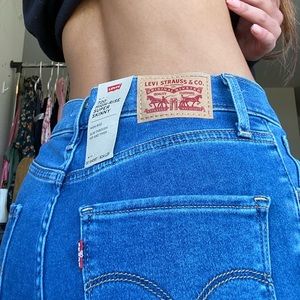 720 super skinny high rise Levi jeans